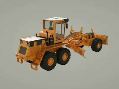 3D model of Modern Grader  3D model