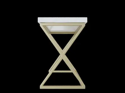 Modern Console Table Low-poly 3D model