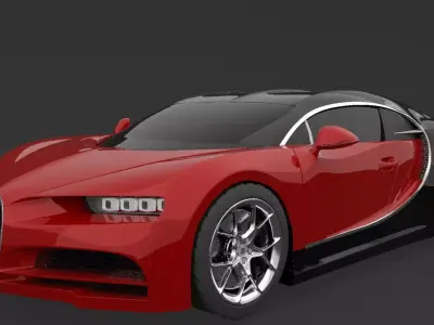 Buggati  Chiron 3D model