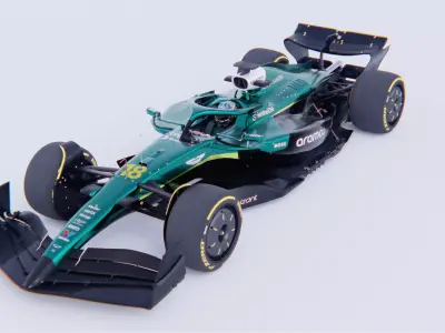 Aston Martin AMR25 3D model