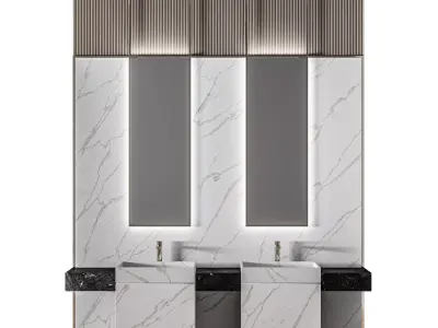 Luxury Bathroom 139 3D model