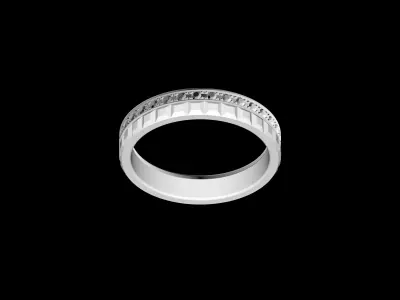 BOUCHERON - QUATRE DOUBLE - RING - CLOU DE PARIS EDITION 3D print model