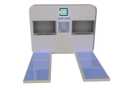 Booth Exhibition Stand a484 3D model