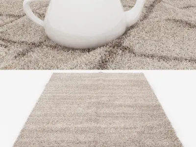 Rugs No 891 Low-poly 3D model