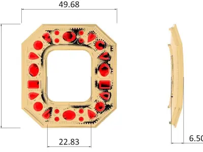 Luxury Shoe Ornament 3D print model