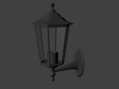Classic Wall Lamp Free 3D model