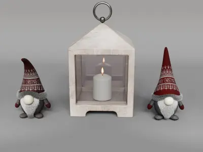 Christmas Gnomes  3D model