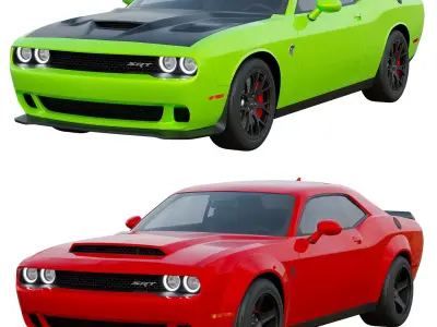 Dodge Challenger SRT Hellcat and  Demon 3D model