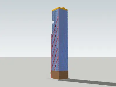 Highrise Mass 3D model