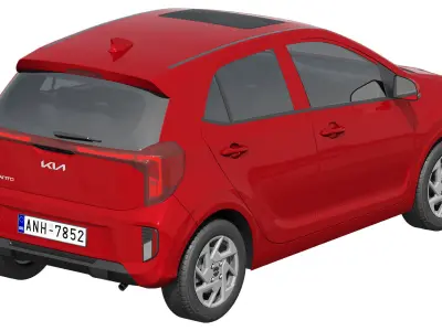 Kia Picanto 2024 3D model