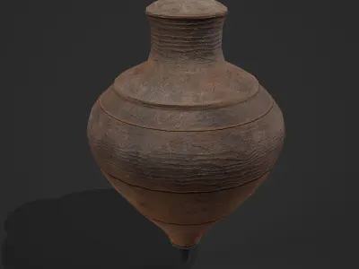 Medieval Spinning Top 3  Free low-poly 3D model