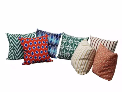 pillow collection 3D model