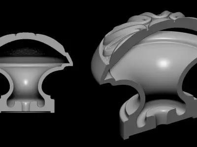 Door Knob 3D print model