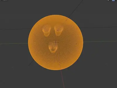 Bowling Ball Flubber 3D model