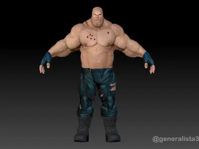 El Cazador  PBR 3D model