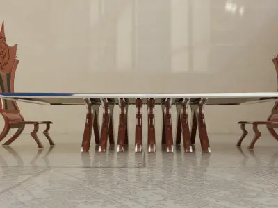 Table of the King and the Queen 3D model