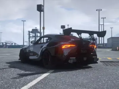 Toyota Supra A90 2025 - Realistic Game-Ready Sports Car 3D Model Low-poly 3D model