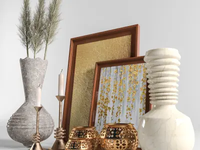 Decorative set 005 3D model