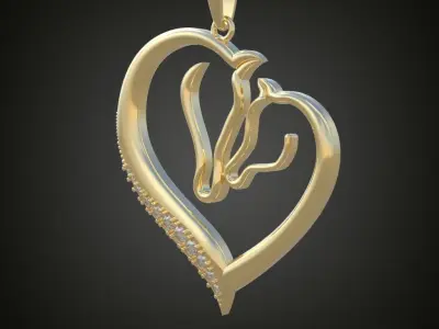 My Exclusive Pendant  3D 0038 printable model12ol 3D print model