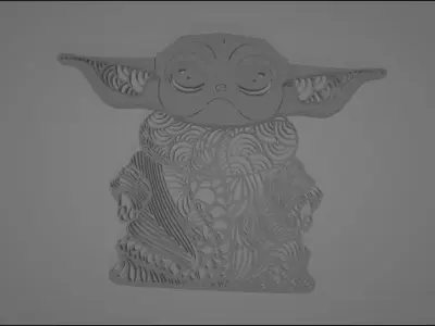 MANDALA STAR WARS Free 3D model