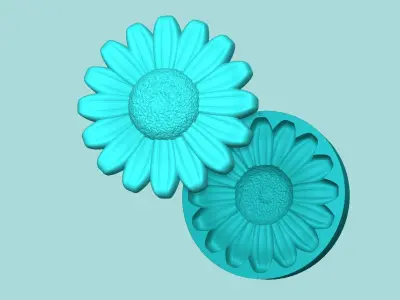 15 Sunflower Mold Collection - Silicone Maker - Template
