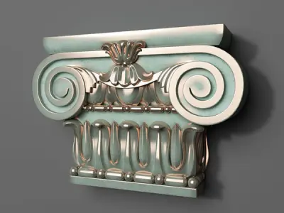 Capital greek column 3D print model