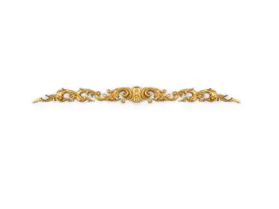Classic carved decor ornament 410 3D model