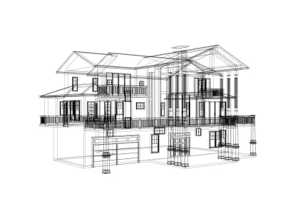 Modern House 02 -Archimple LLC 3D model