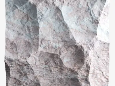 304-RockPanel piece of rock 3D model