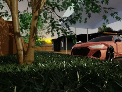 Architectural visualization 3D model