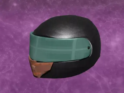 Motorcycle Helmet Basic M1 Free 3D model