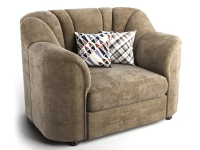 Luxurious Relaxation Chair FSo001B 3D model