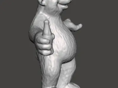 POLAR BEAR COCA COLA CHRISTMAS VINTAGE FIGURE STATUE ORNAMENT 3D print model