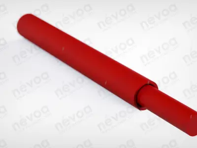 IEC Appliance Outlet J - 4797-5 - Light Pipe Position C and D 3D model