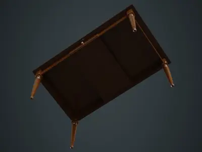 Table 2A Low-poly 3D model