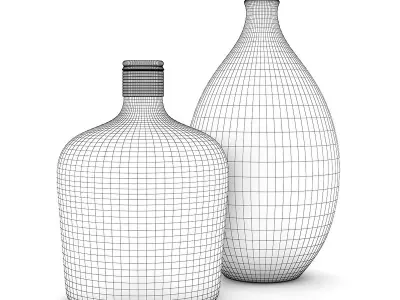 Glass Jars 2 3D model