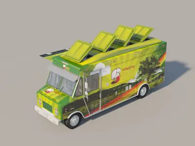 Food Truck Design 3D model
