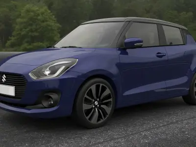 maruti suzuki swift facelift 3D model