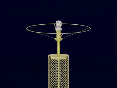Moroccan Dotted Table Lamp 3D model