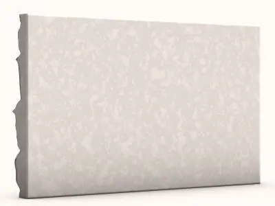 Natural Quartzite Wall Construction 3D model