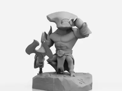 Faceless Void Chibi - DOTA 2 - 3D Print Collection 3D print model