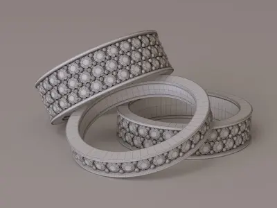 Infinity Ring Collection All sizes 3D print model