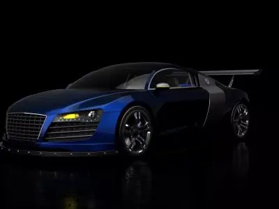 Audi R8 2008 3D model