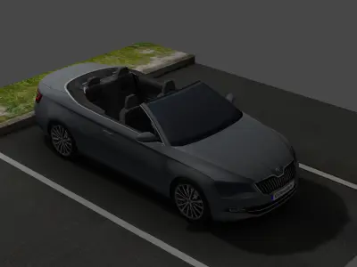Realistic 3D Car Model for Visualization and Animation 3D model