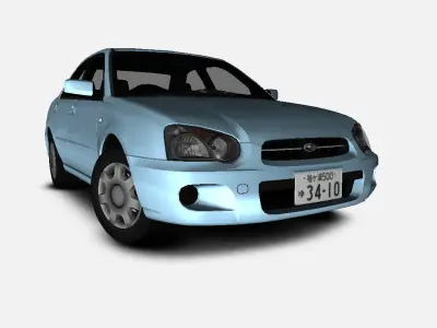 Subaru Impreza GDB-GGB Civil Trims Gameready Pack