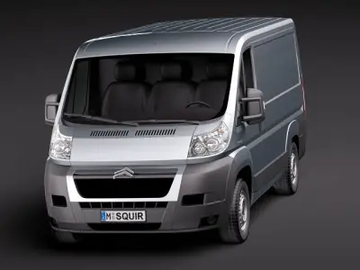 Fiat Ducato 2008 SWB 3D model