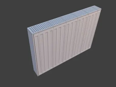 Radiator pack Low Poly Low-poly 3D model