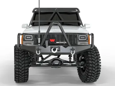 Jeep Cherokee XJ 1999 Off Road  3D model