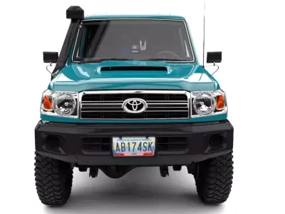 TOYOTA LAND CRUISER STOKS SIN BUCHES Low-poly 3D model