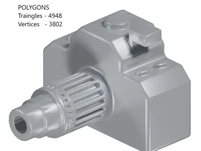 Games Camera Toy Low-poly 3D model